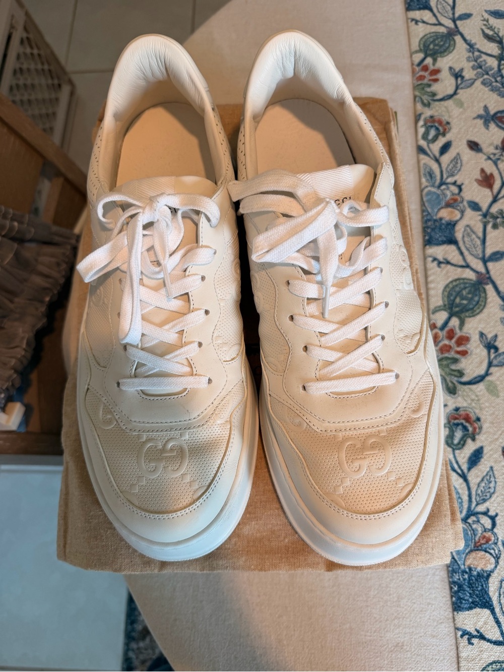 Gucci Embossed Sneaker - Picture 2 of 4
